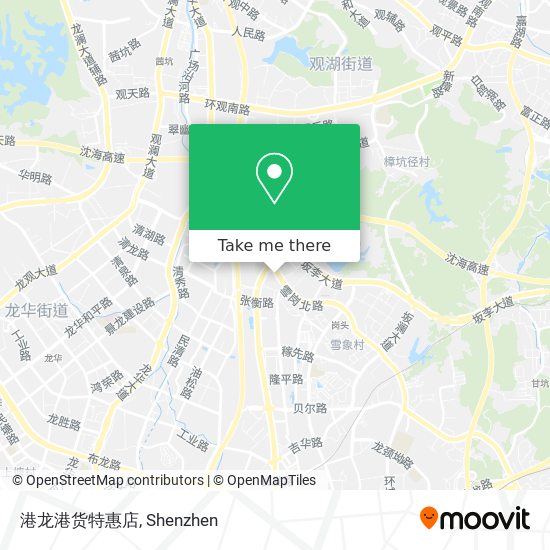 港龙港货特惠店 map