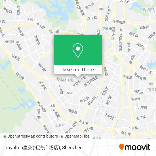 royaltea皇茶(汇海广场店) map