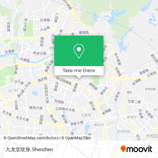 九龙堂纹身 map