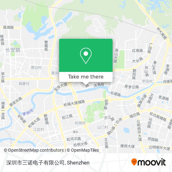 深圳市三诺电子有限公司 map