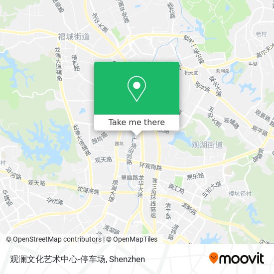 观澜文化艺术中心-停车场 map
