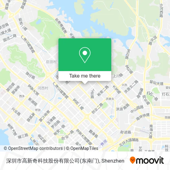 深圳市高新奇科技股份有限公司(东南门) map