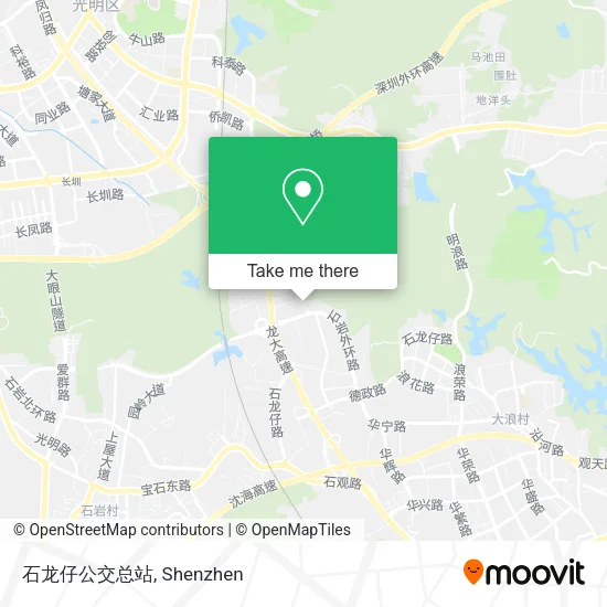 石龙仔公交总站 map