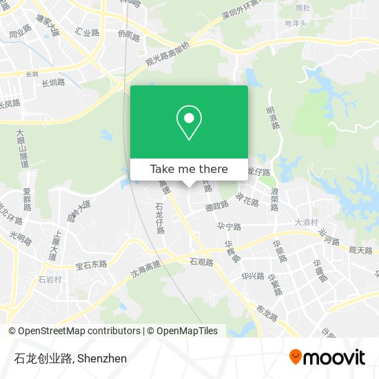 石龙创业路 map