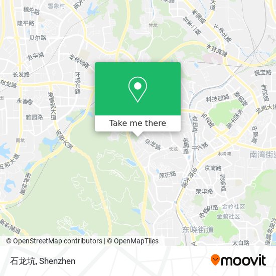 石龙坑 map