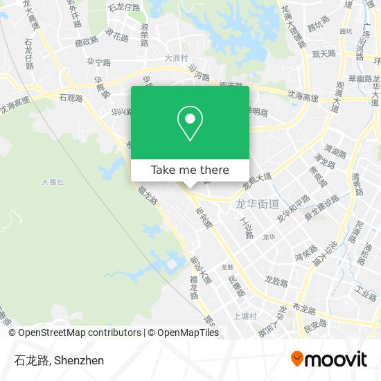 石龙路 map