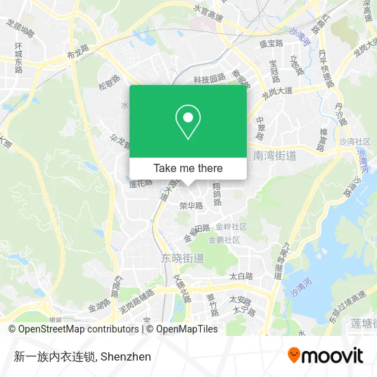 新一族内衣连锁 map
