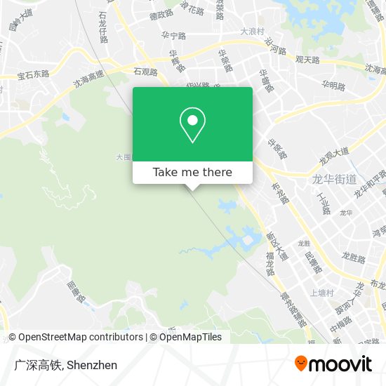 广深高铁 map