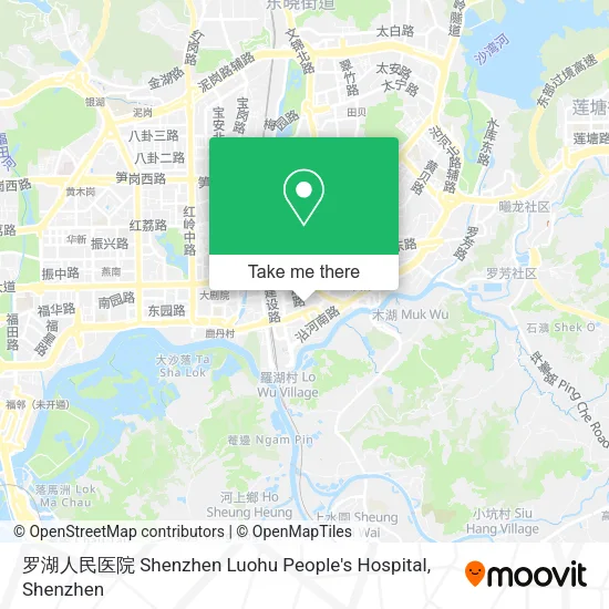 罗湖人民医院 Shenzhen Luohu People's Hospital map