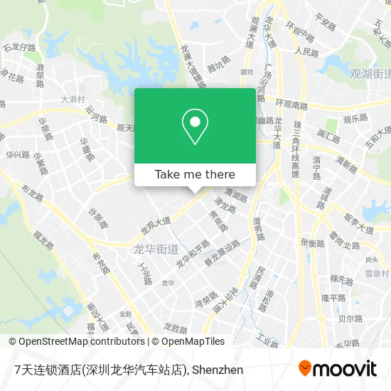 7天连锁酒店(深圳龙华汽车站店) map