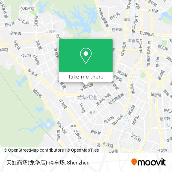 天虹商场(龙华店)-停车场 map