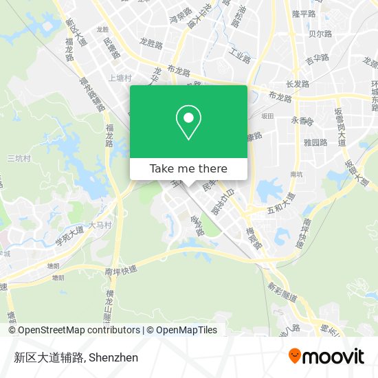新区大道辅路 map