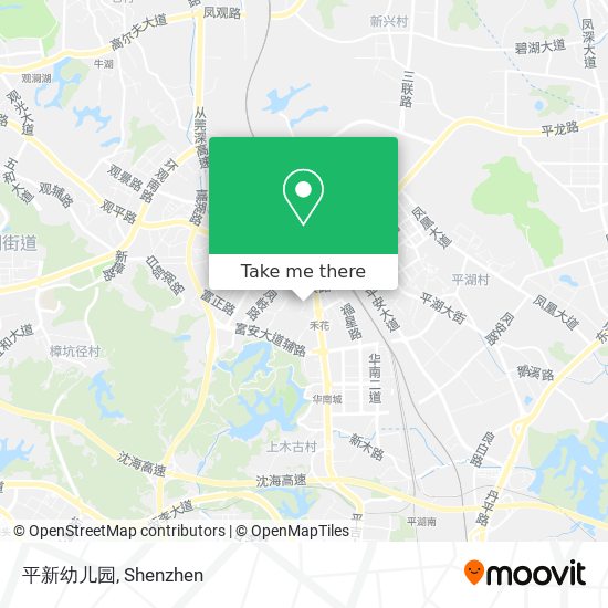 平新幼儿园 map