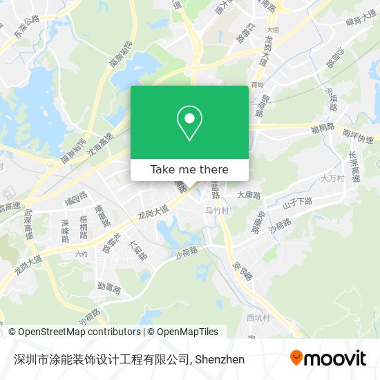 深圳市涂能装饰设计工程有限公司 map