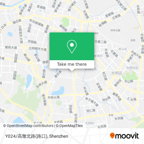 Y024/高墩北路(路口) map