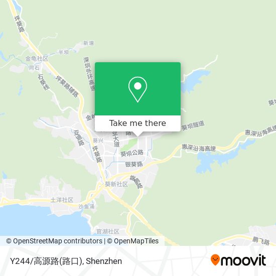 Y244/高源路(路口) map