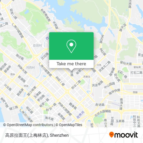 高原拉面王(上梅林店) map