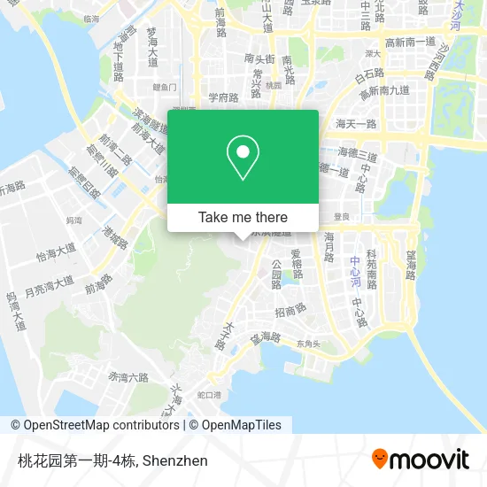 桃花园第一期-4栋 map