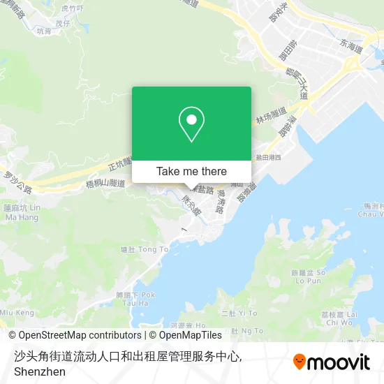 沙头角街道流动人口和出租屋管理服务中心 map