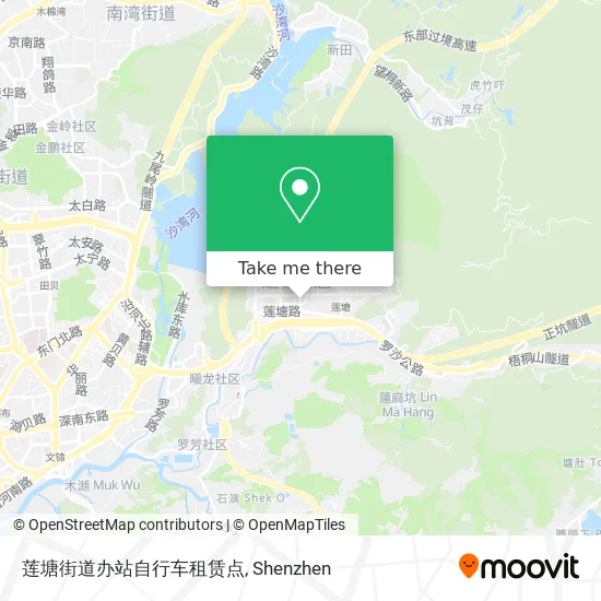 莲塘街道办站自行车租赁点 map
