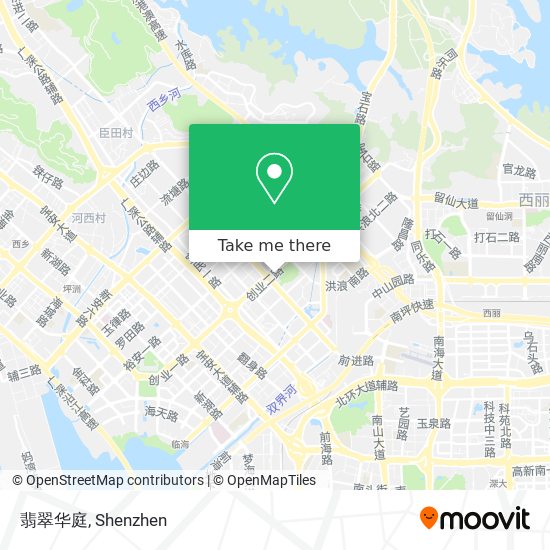 翡翠华庭 map