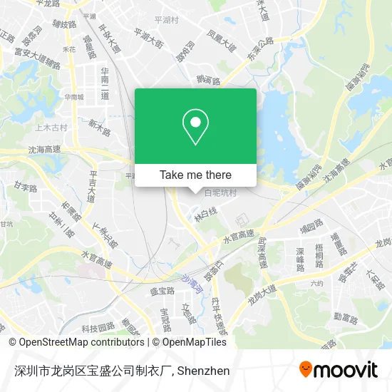 深圳市龙岗区宝盛公司制衣厂 map