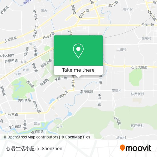 心语生活小超市 map