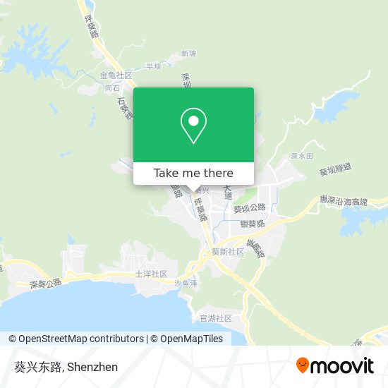 葵兴东路 map