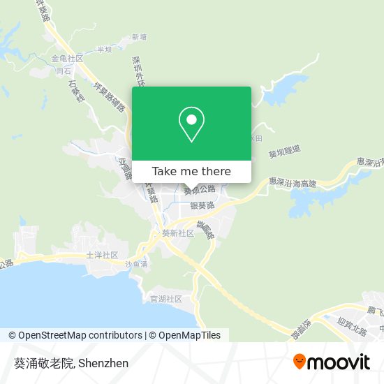 葵涌敬老院 map