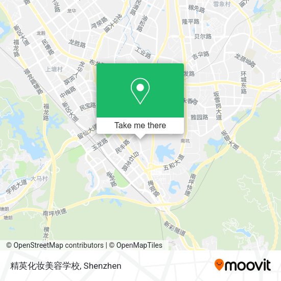 精英化妆美容学校 map
