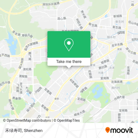 禾绿寿司 map