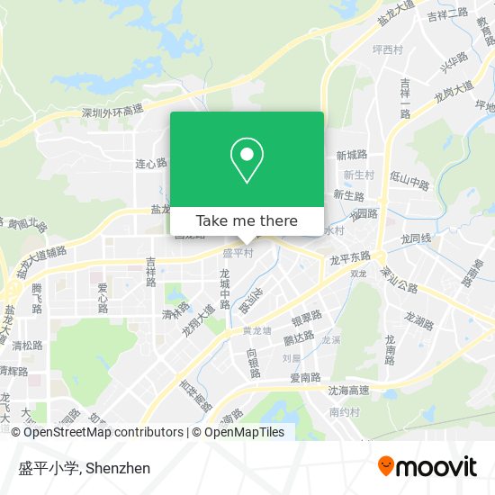 盛平小学 map