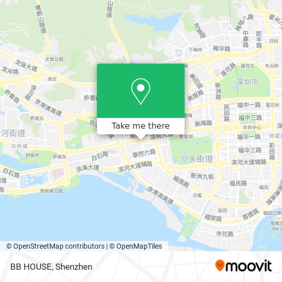 BB HOUSE map