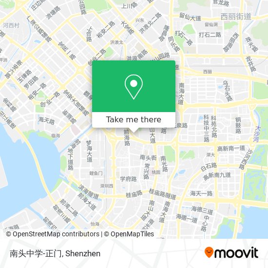 南头中学-正门 map