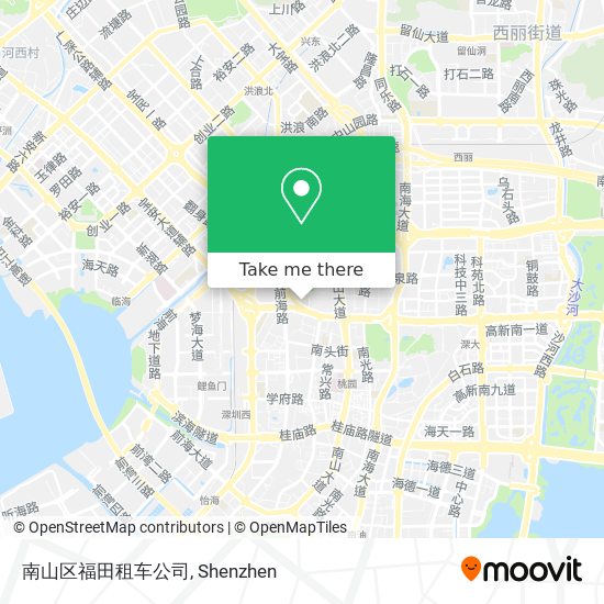 南山区福田租车公司 map