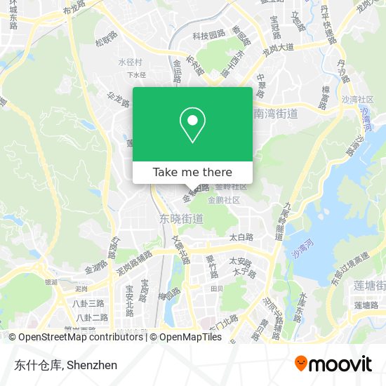 东什仓库 map