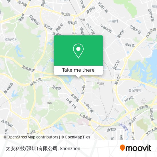 太安科技(深圳)有限公司 map