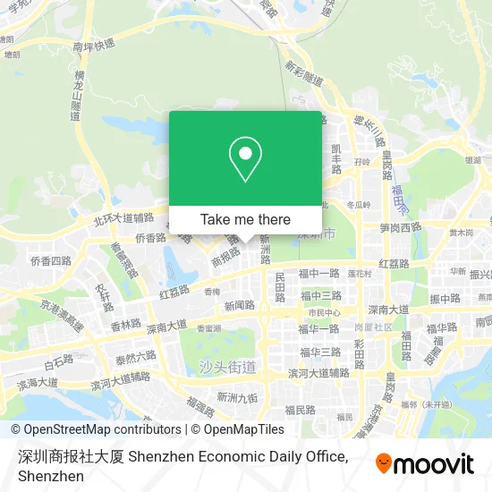 深圳商报社大厦 Shenzhen Economic Daily Office map