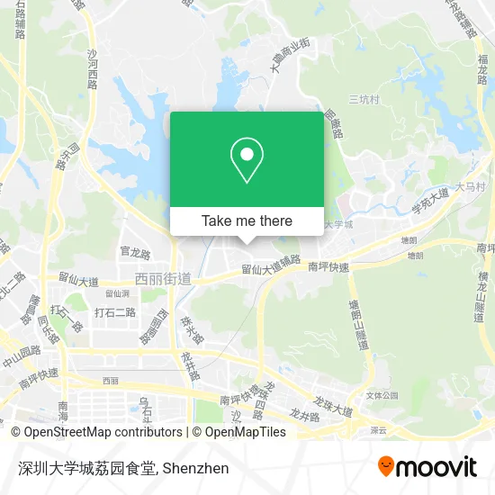 深圳大学城荔园食堂 map