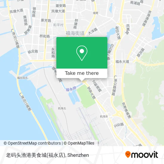 老码头渔港美食城(福永店) map