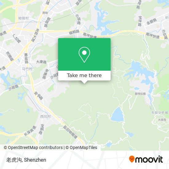 老虎沟 map