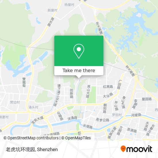 老虎坑环境园 map
