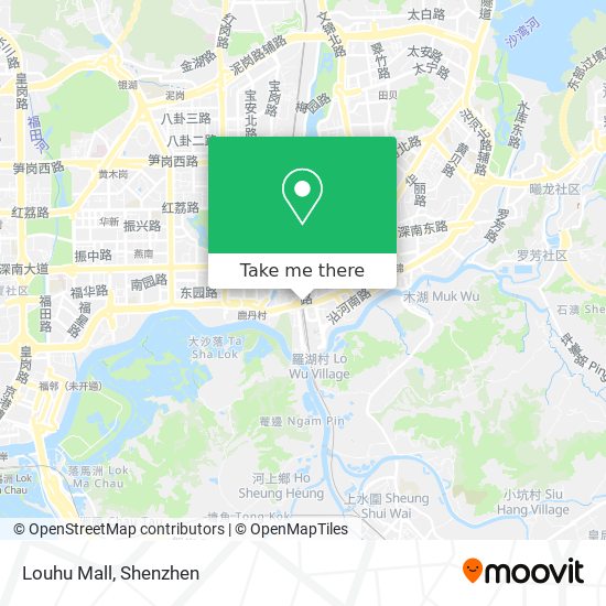 Louhu Mall map