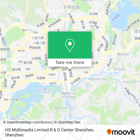 HS Multimedia Limited R & D Center Shenzhen map