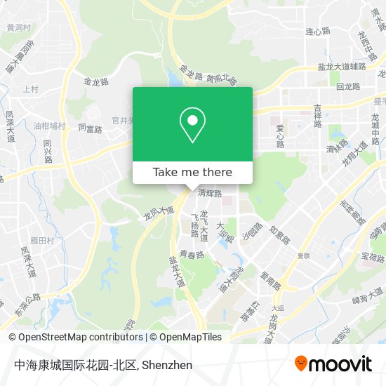 中海康城国际花园-北区 map