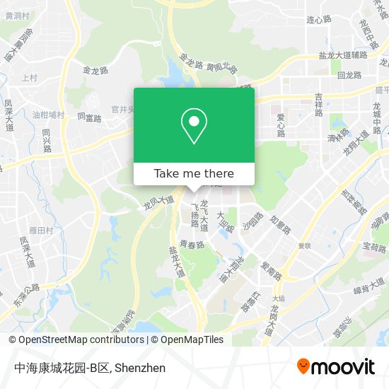 中海康城花园-B区 map