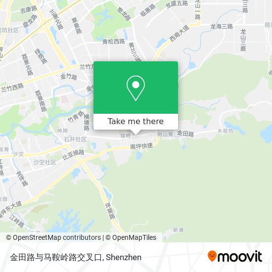 金田路与马鞍岭路交叉口 map