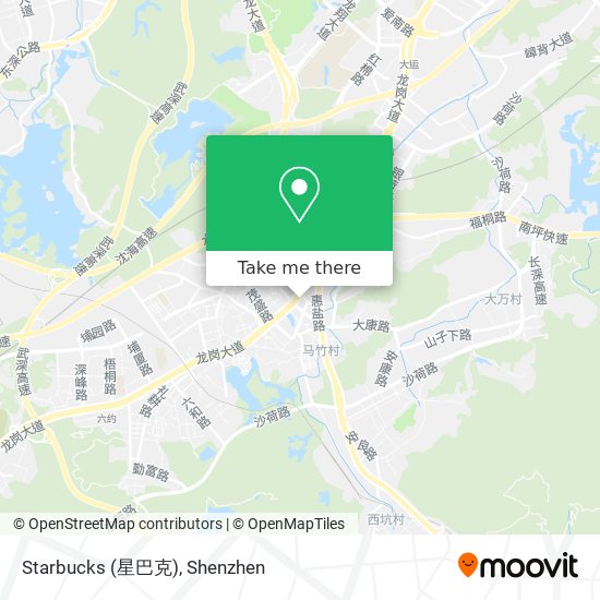Starbucks (星巴克) map
