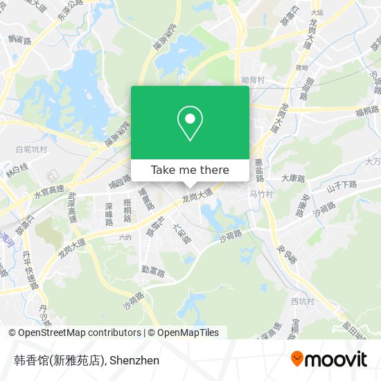 韩香馆(新雅苑店) map