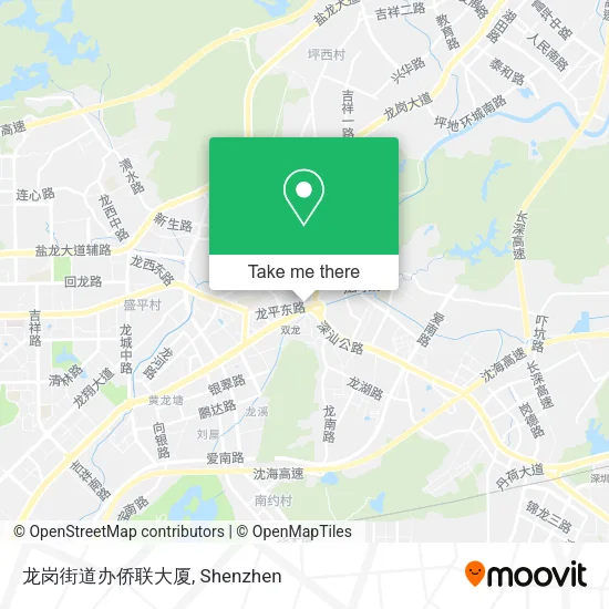 龙岗街道办侨联大厦 map